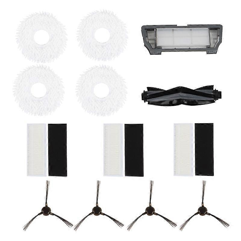 Rolling Brush HEPA Filter Mop Cloth Side Brush Cleaning Robot Accessories for ECOVACS Deebot N9+ Robot Vacuum Cleaner
