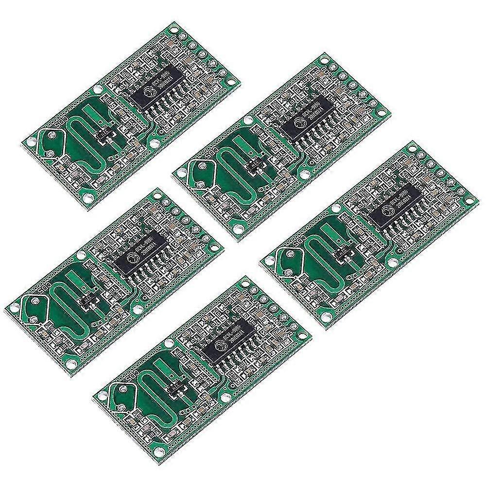5 Pcs Motion Detector Sensor Rcwl-0516 Module Board Switch For