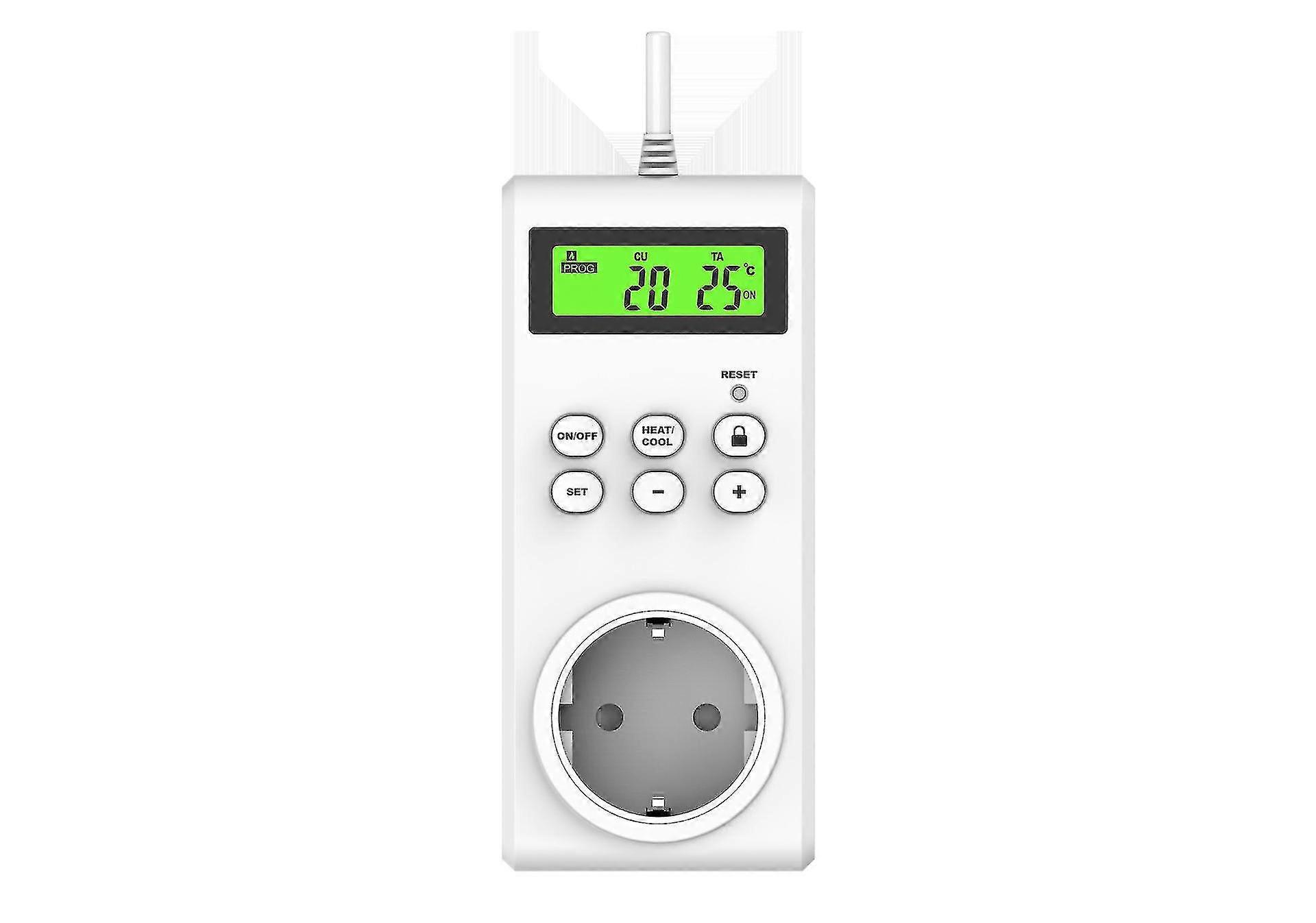 Digital Thermostat Outlet Socket Temperature Controller 230v Power Outlet Heating And Cooling Control