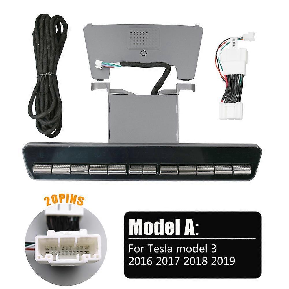 For Tesla Model 3 Y 2019-2023 2024 Fysisk kontrollknapp Tesla Tilbehør Multifunksjon Center Kontrollpanel Bryterknapper
