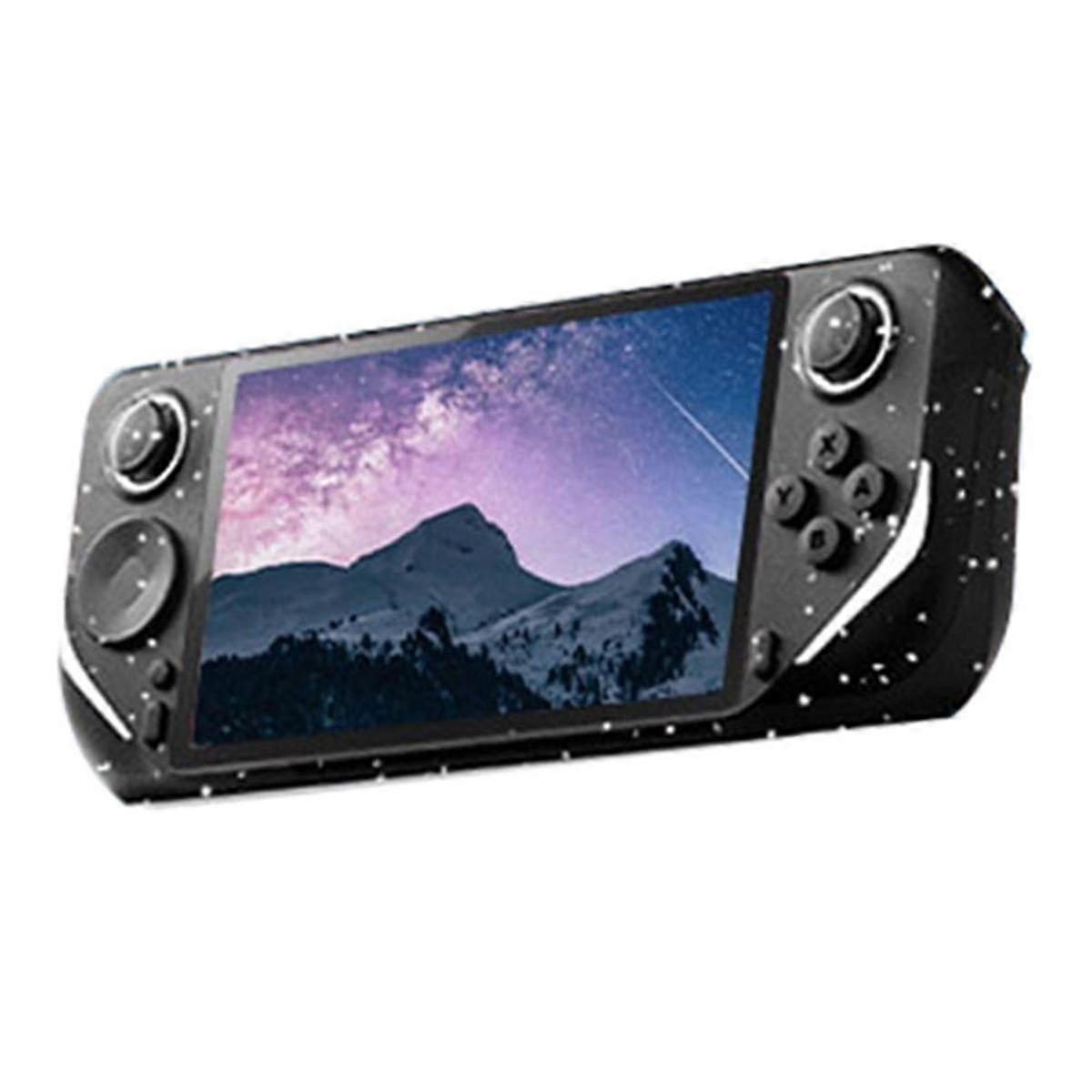 Console de jeu portable E6Plus Rk3566 à double système, grand écran IPS HD 5.0 pouces, tactile, compatible avec projection Wi-Fi B