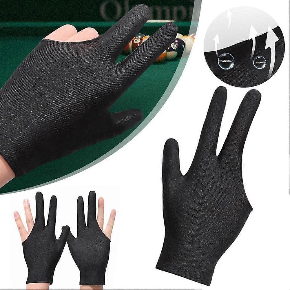 Billiard Gloves Three Fingers Billiard Gloves High-Elasticity