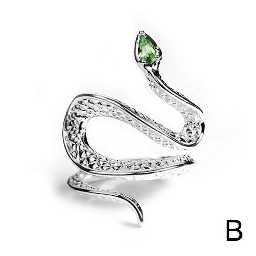 Snake Opening Ring Creative Premium Sense Ring Couples Exquisite Gift Ring