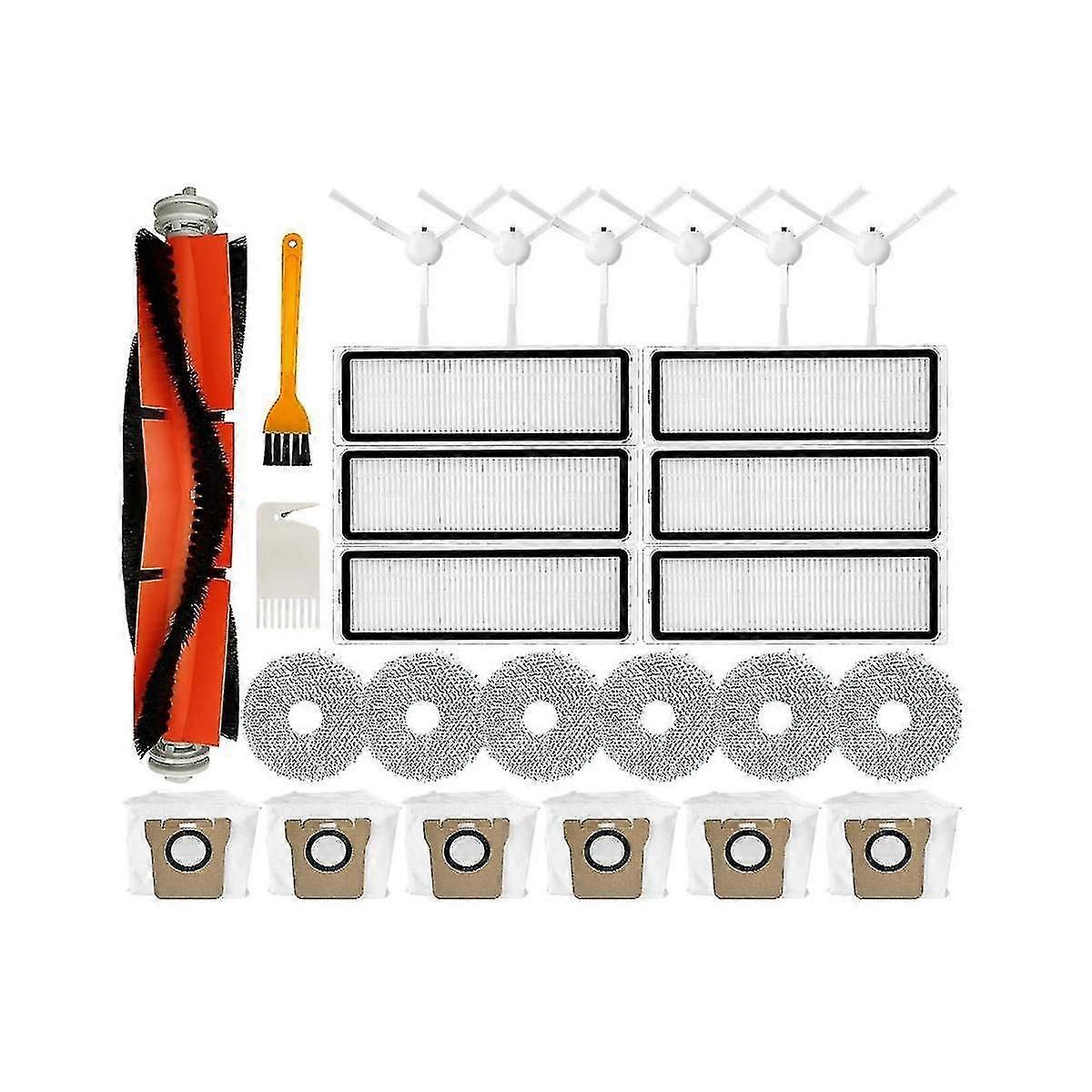 Xiaomi ロボット掃除機 X10+ / B101CN/ Dreame L10S Ultra / S10 Pro 用スペアパーツ メインサイドブラシ HEPAフィルター モップ ダストバッグ