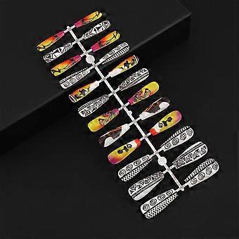 24pcs False Nails Graceful Nail Chip-proof Smudge-proof Fake Nails  Small White Box