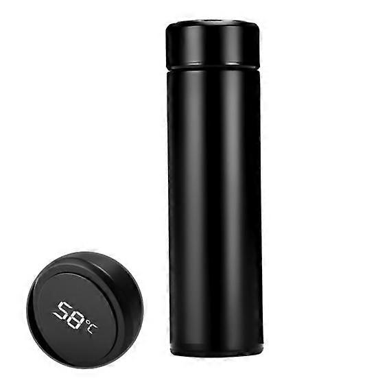 500ml Temperature Display Stainless Steel Touch Screen Thermal Water Bottle Cup