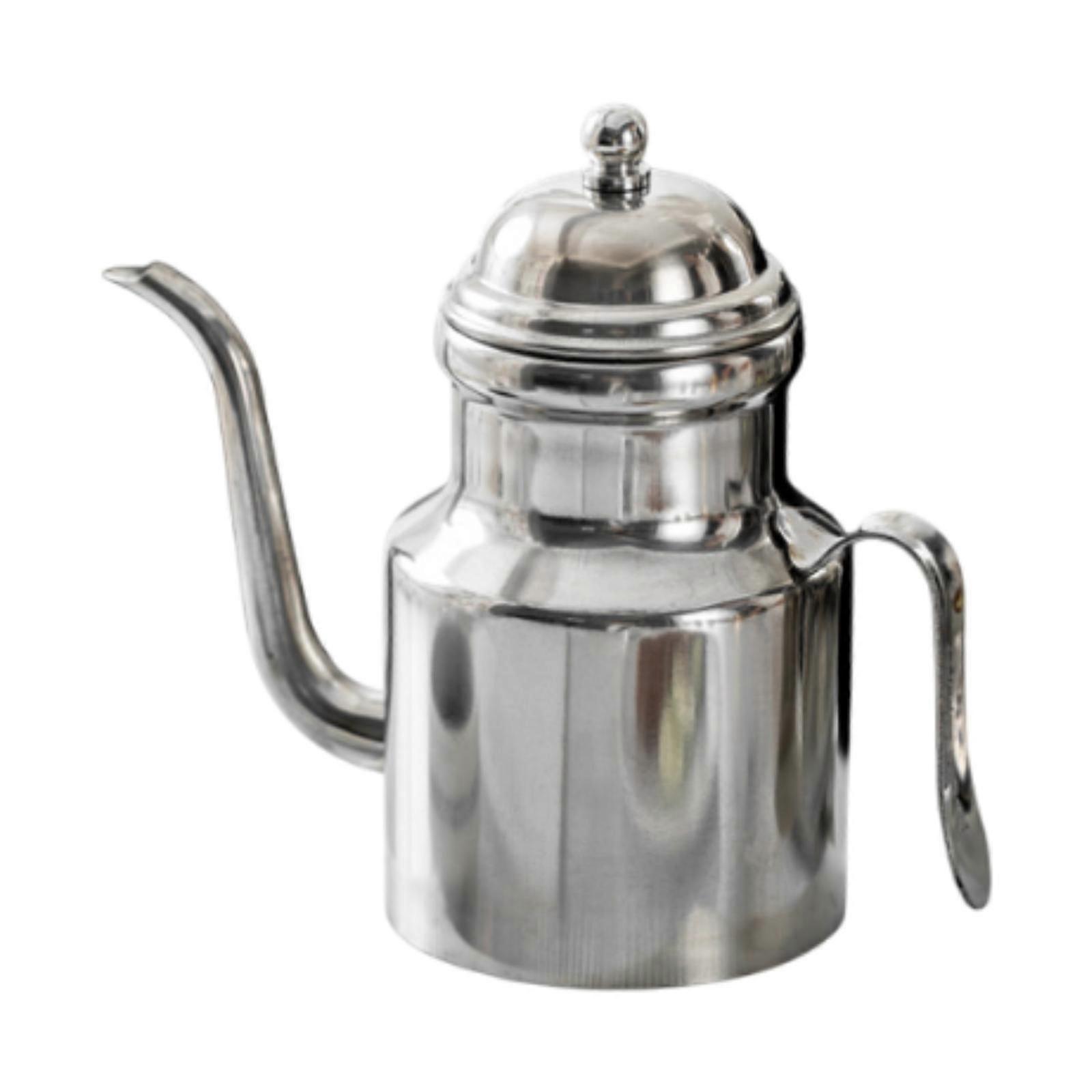 Olivoljedispenserflaska Olivoljeflaska i rostfritt stål med dropppip