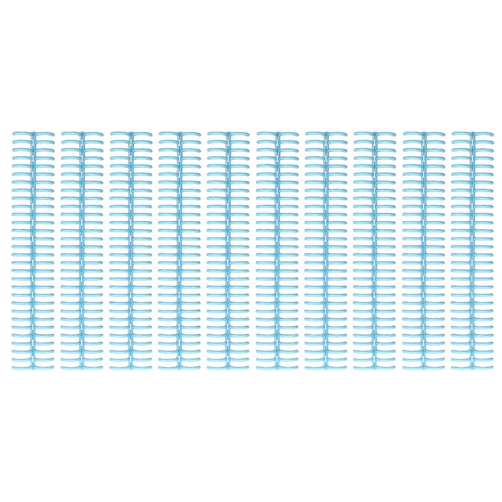 10 Pcs Binding Comb 19mm 30 Ring 150 Sheet Capacity Plastic Comb Binding Spines for A4 B5 A5 Paper Transparent Blue