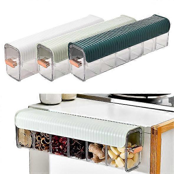 Self-adhesive Wall Mounted Storage Box Bedroom Kitchen Spice Drawer Organizer