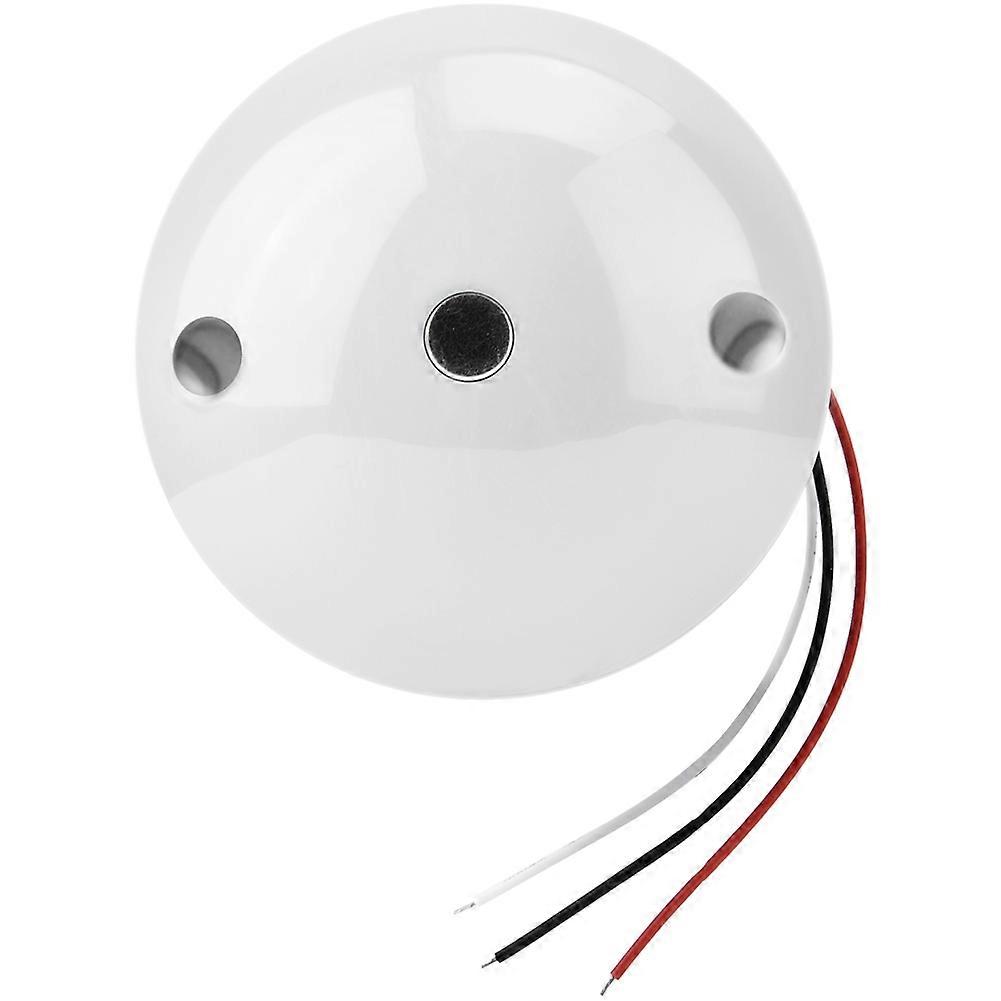 Mini Mushroom Shape CCTV Microphone o Pickup Sound Monitor Device (White)