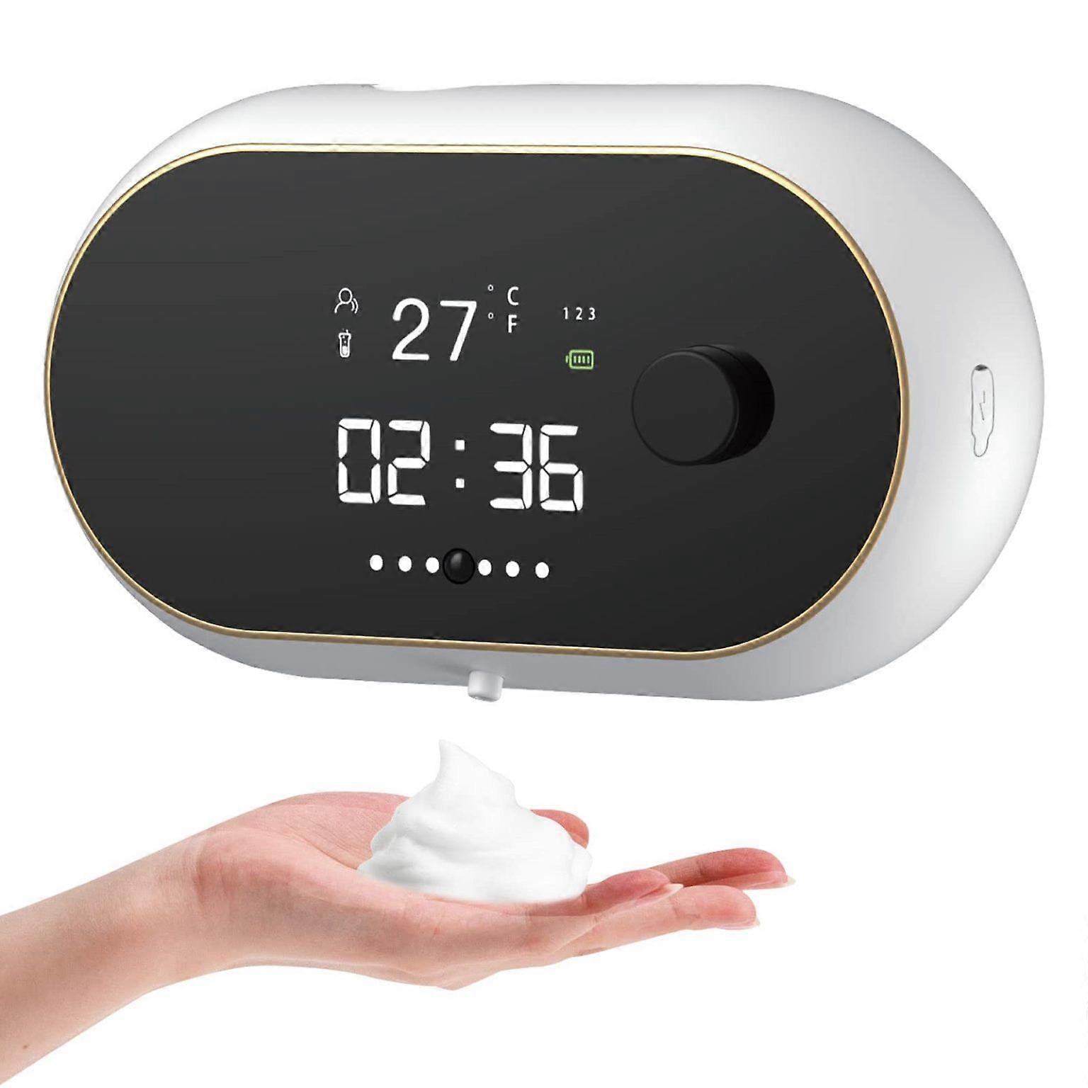 Automatic Soap Dispenser Touchless Sensor Foaming Temperature Display