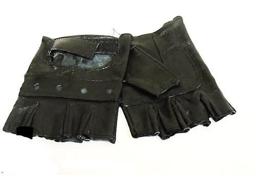 Leather gloves - hollow