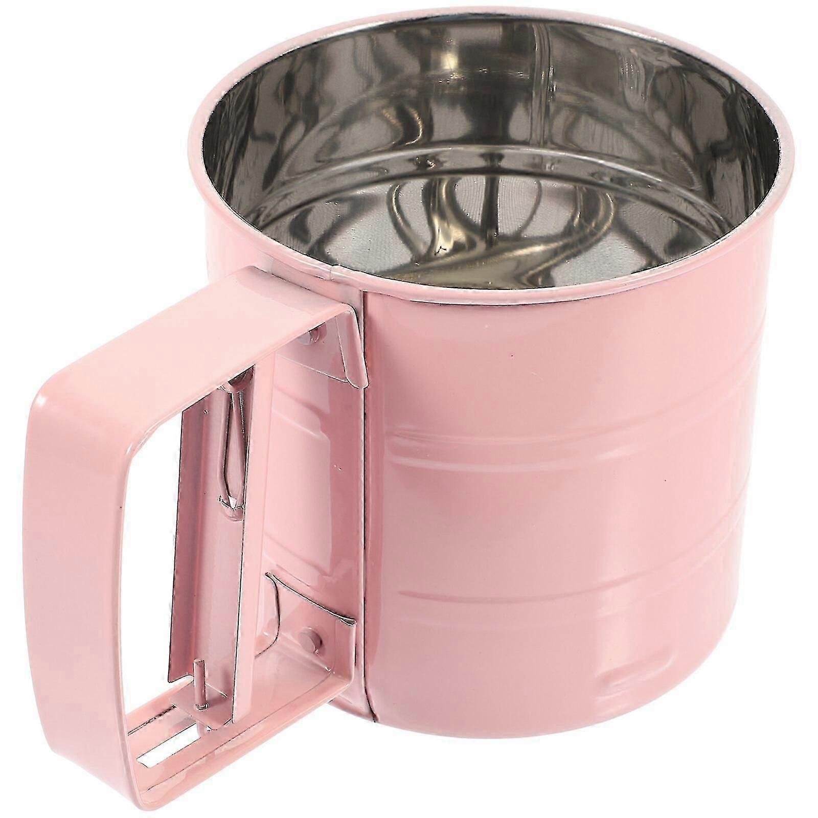 Handheld Flour Sifter Flour Sifter Sieve Flour Sifter Cup With Handle Hand-operated Flour Sieve