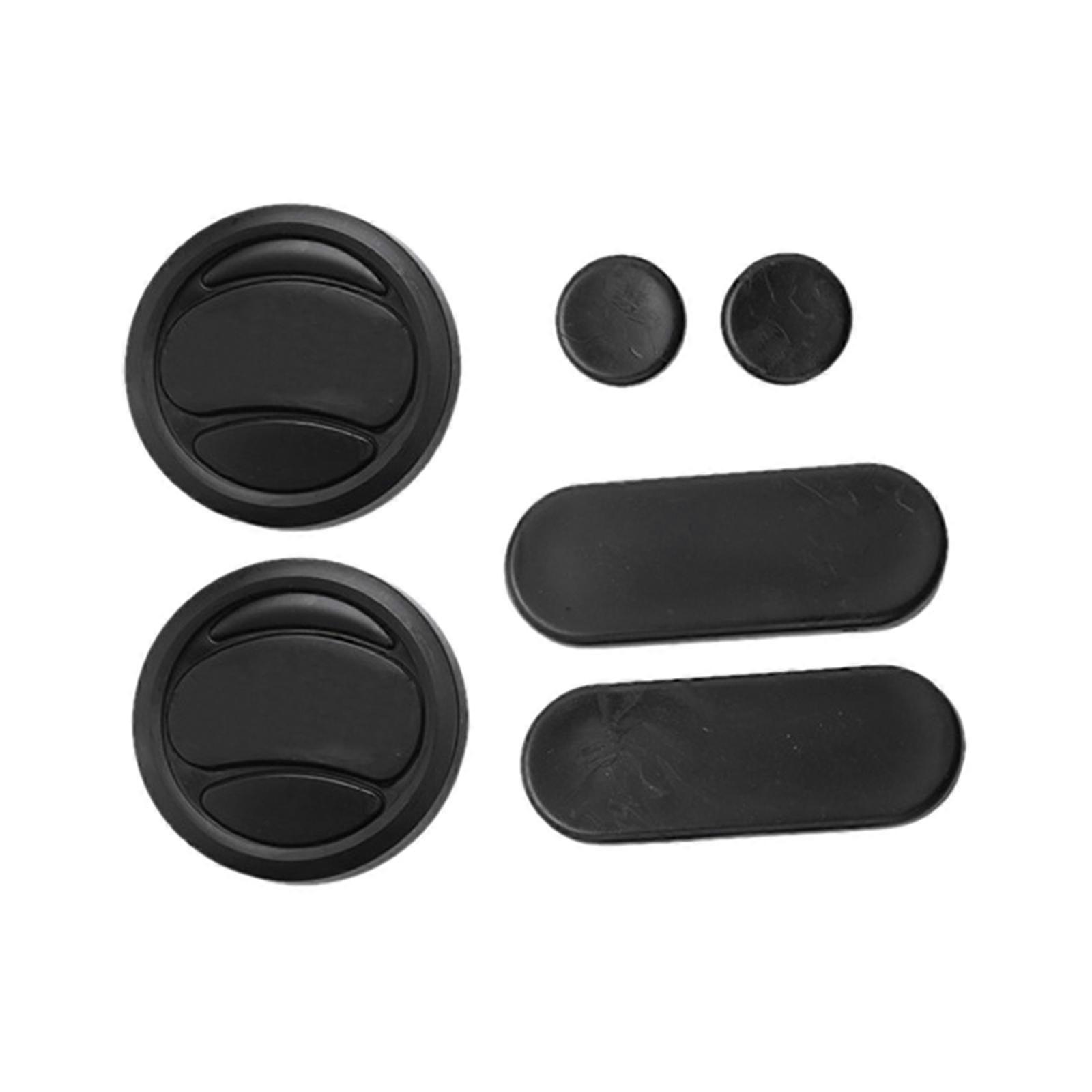 6x Longboard Slide Gloves Slider Puck Replacement Slide Pucks for Long Board