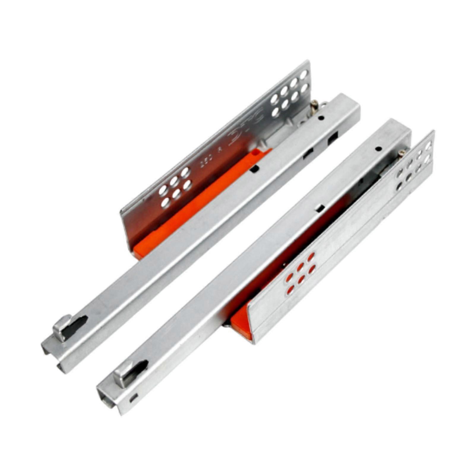 2Pcs Drawer Sliding Rails Simple Appearance Undermount for Kitchen Furniture Length 25cm