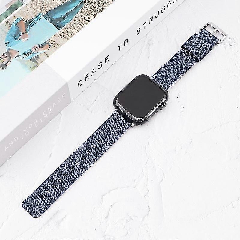 For Apple Watch Series 9 8 7 41mm / 6 5 4 Se (2023) Se (2022) Se 40mm / 3 2 1 38mm Grids Texture