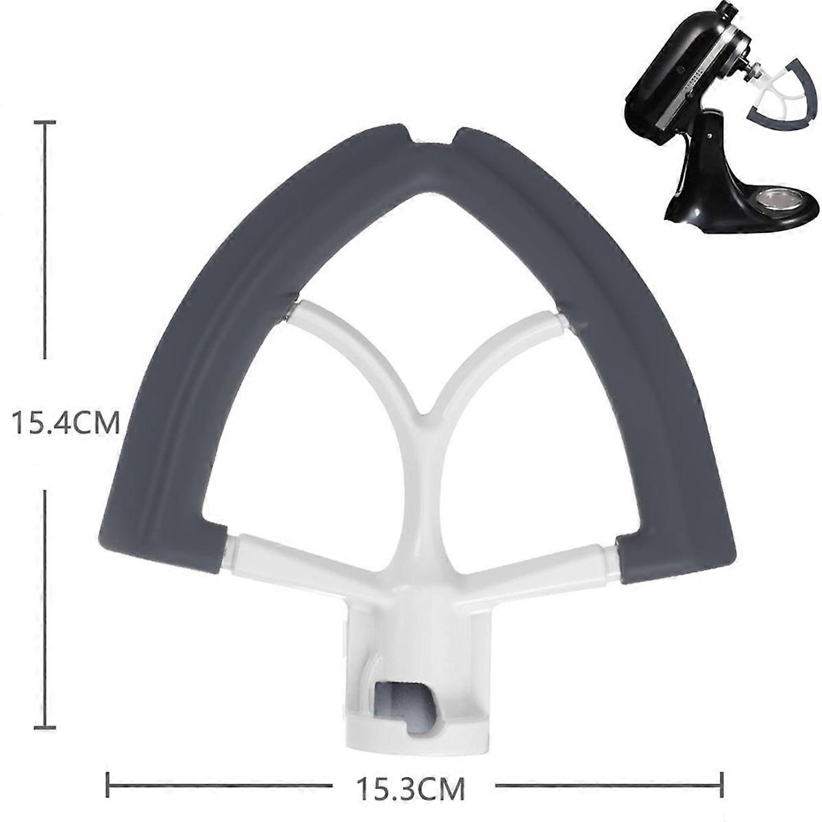Flex Edge Beater for 4.5-5 Quart Mixer,Fits Tilt-,with Flexible Silicone Edges Bowl Scraper