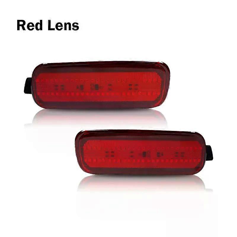 Applies to Car LED Bumper Reflector Lights For Honda CRV 2002-2004 Function as Tail,Brake & Rear Fog Lamps,12V Red