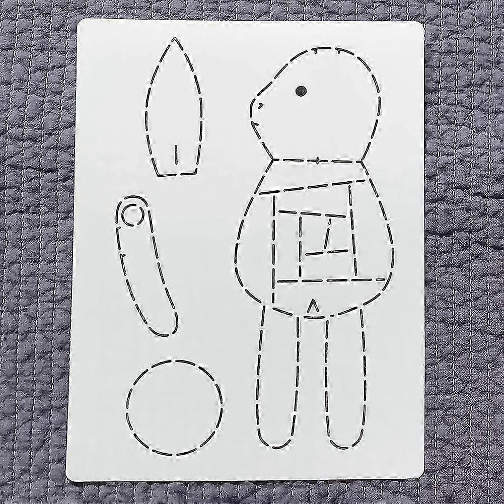 Patchworks Sewing Stencil Plastic Patchworks Tool for DIY Crafting Art