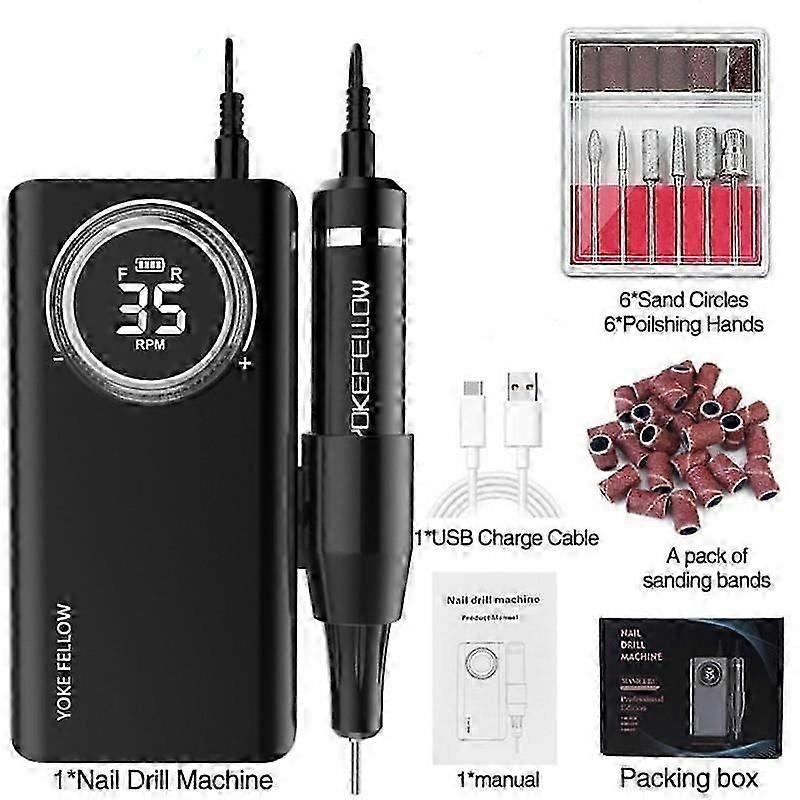 nagellak manicure set slijper roterende snelle nagelremover elektrische oplaadbare draagbare