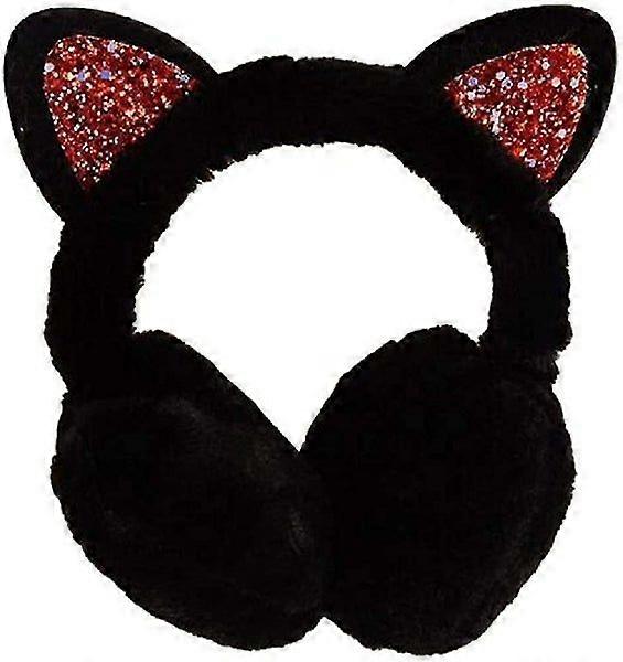 Adjustable Faux Fur Ear Muffs for Cold Weather - Soft Wool Blend, Lightweight, Comfortable for Winter Activities