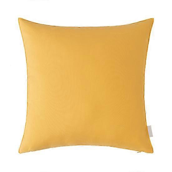 Cushion Cover Outdoor Waterproof Throw Case Closure Solid Color Zipper Pillow Wear Resistant Sofa