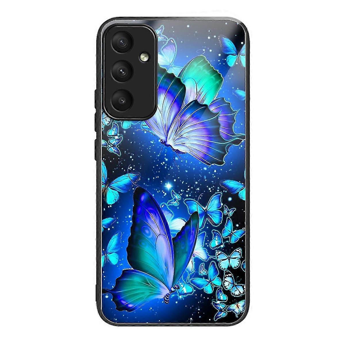 compatible Samsung Galaxy A15 4G / 5G Coque TPU + Verre trempé Imprimé Motif Couverture de téléphone