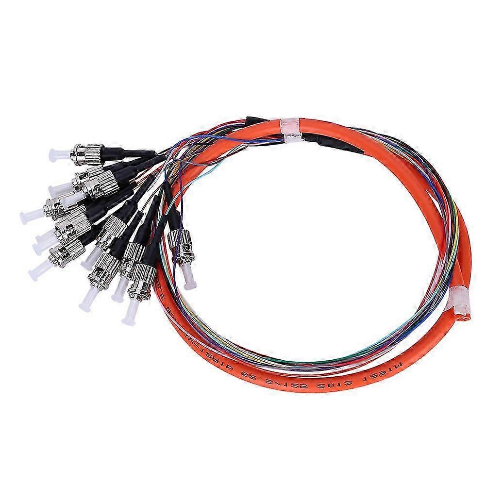 Fiber Pigtail Cable 12 Cores Multimode St UPC MM-0.9 for Networks Communication System