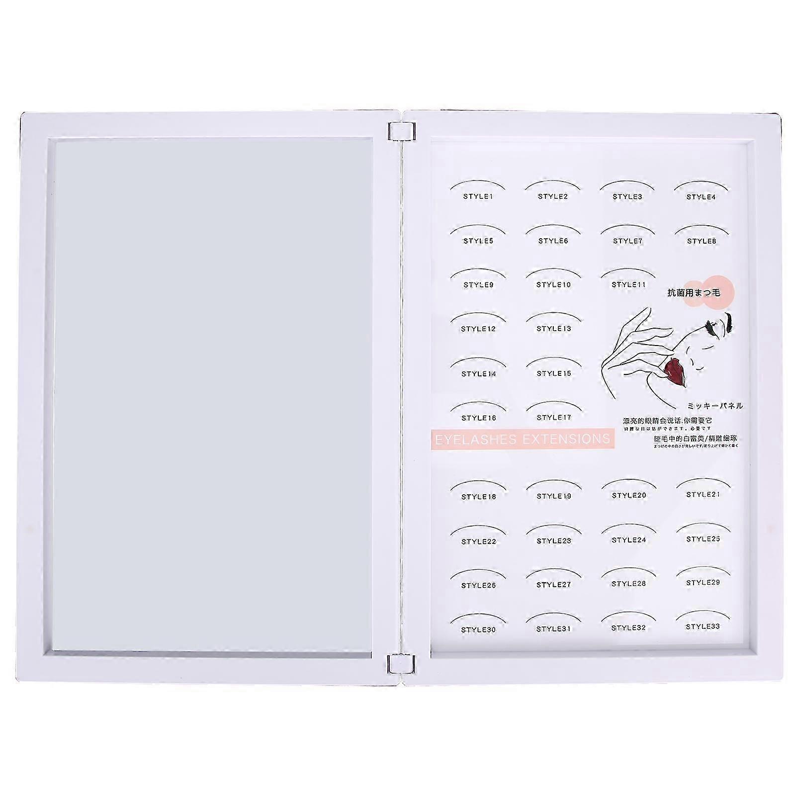 Plast øjenvipper opbevaring bog falske øjenvipper container taske falsk øjenvipper display katalog