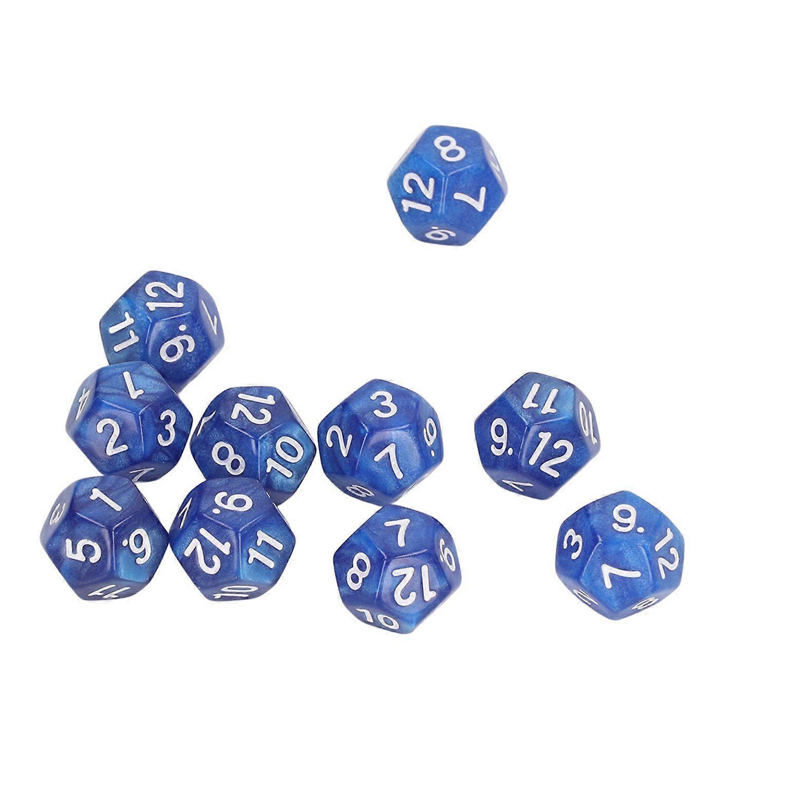 40-Piece 12-Sided Polyhedral Dice Set for Teaching and Gaming