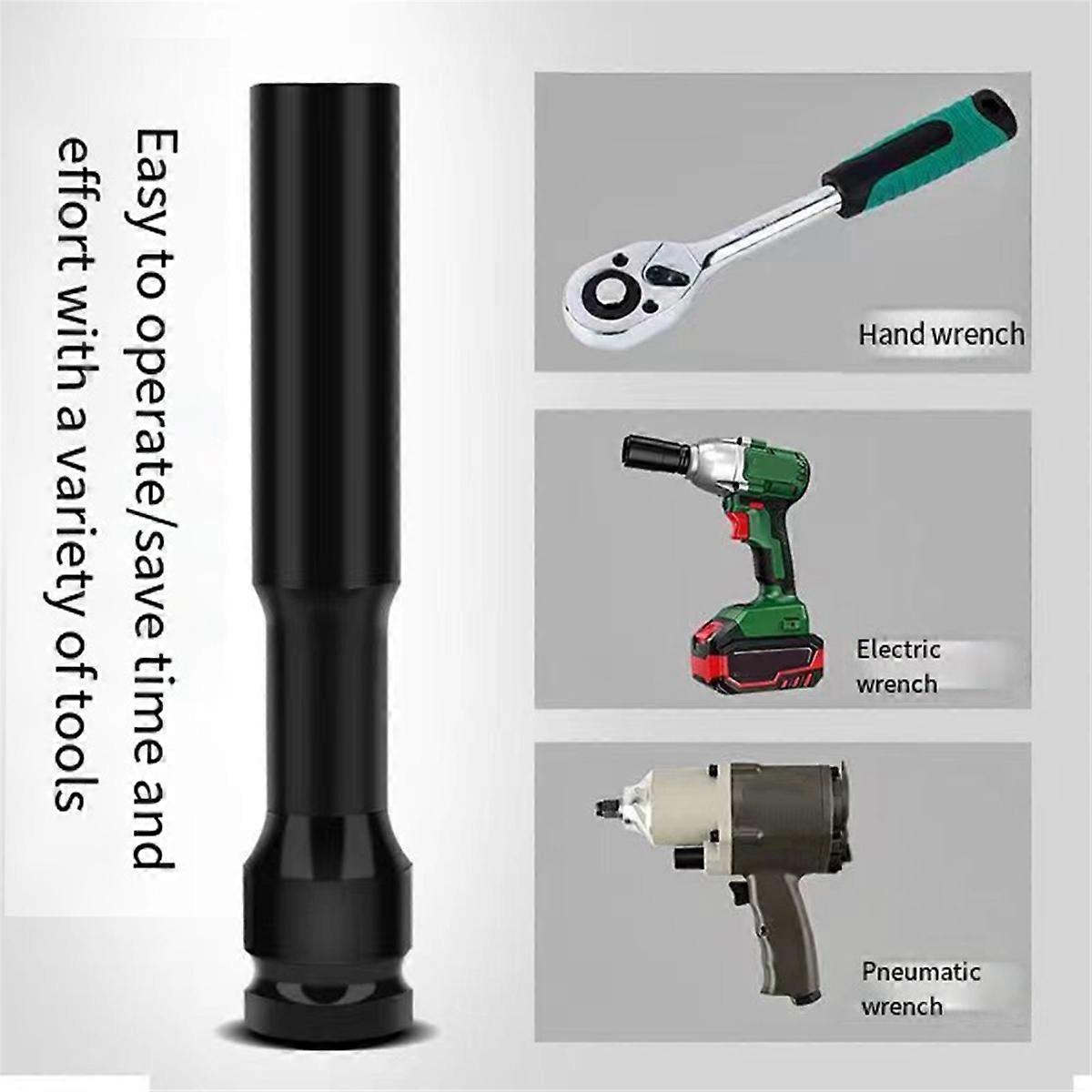 1/2 Drive Socket Head Impact Wrench Hex Adapter 7mm-14mm