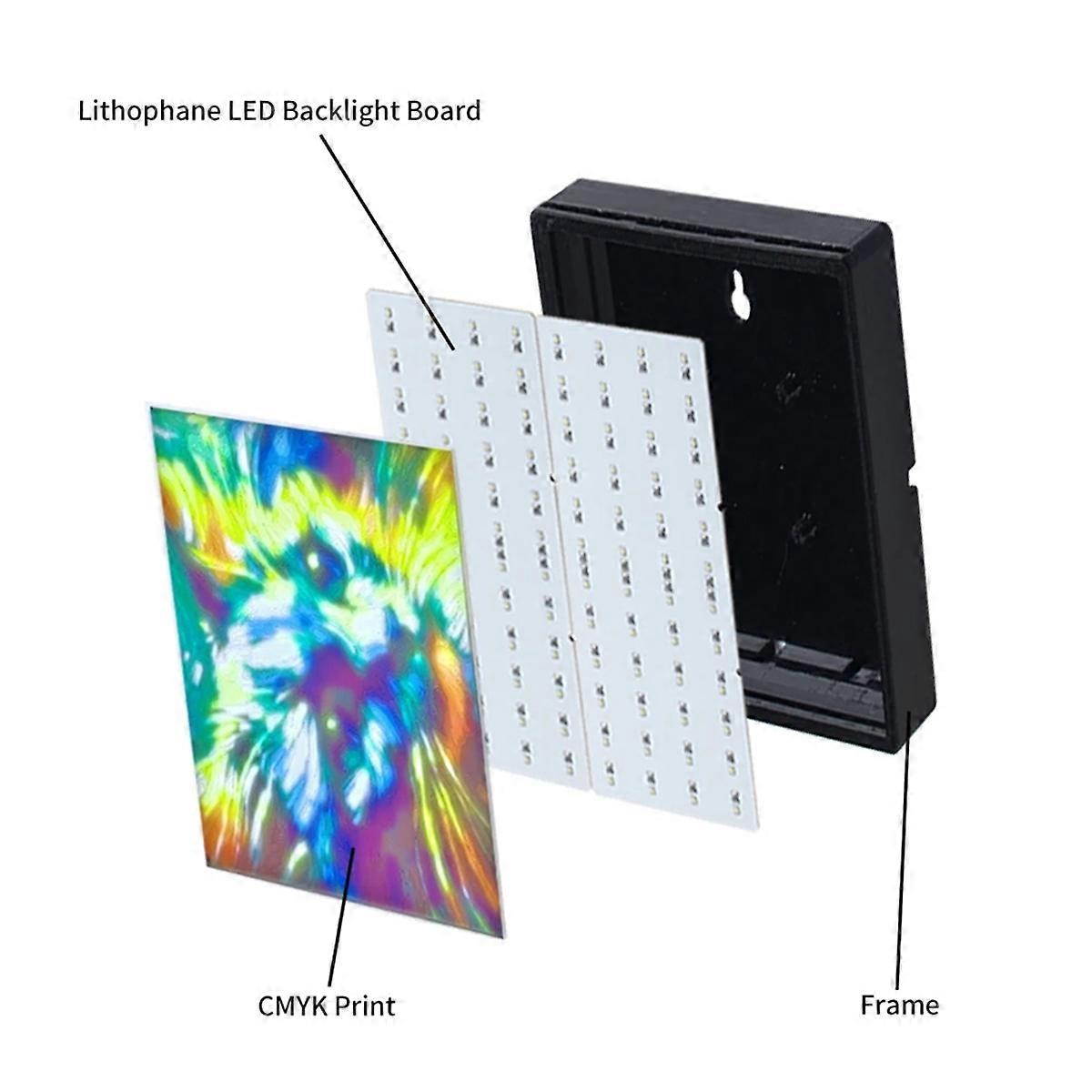 For Bambu Lab LED Backlight Board Kit DIY Lithophane Photo Model