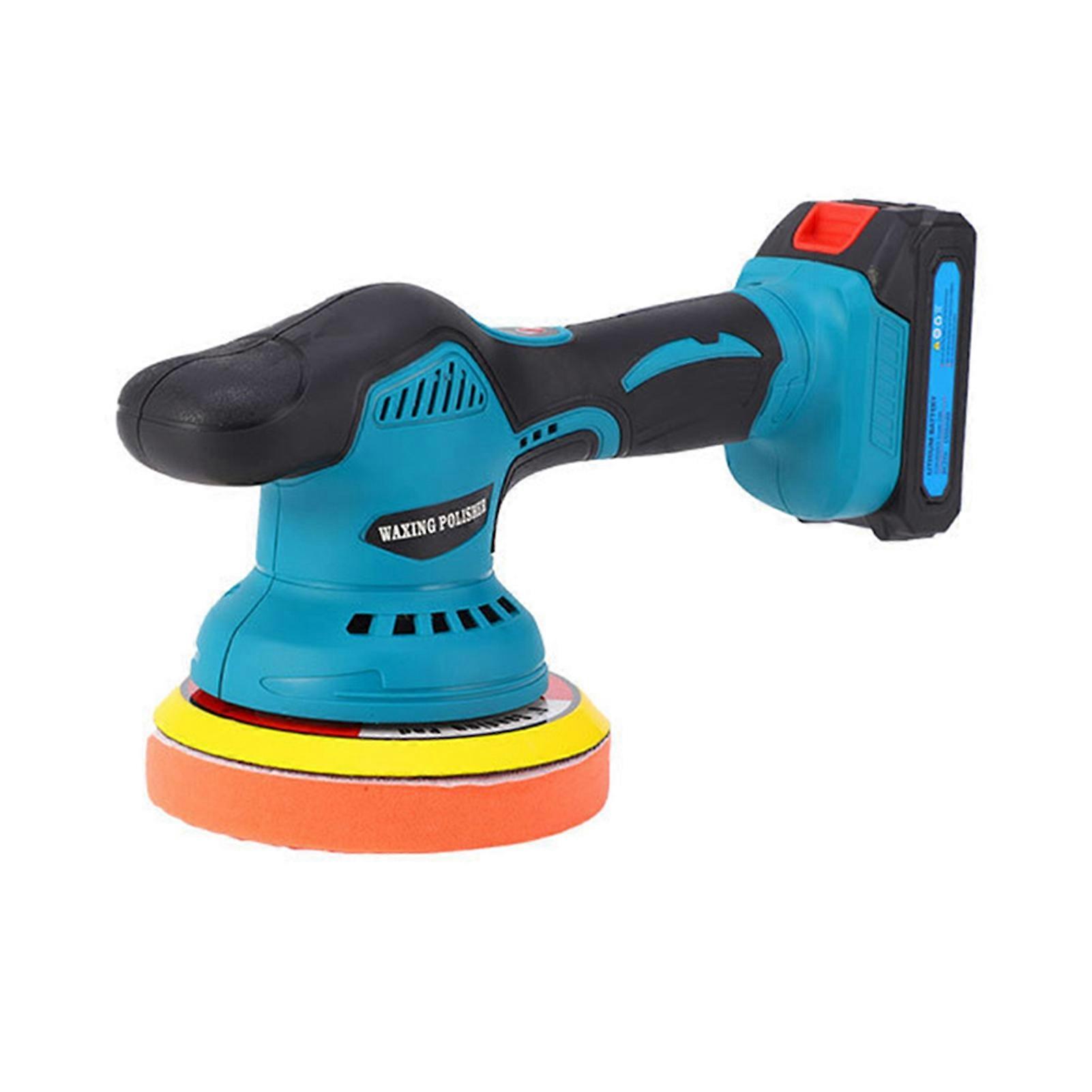 Cordless Car Buffer Polisher Car Buffers And Polishers Kits 8 Speed Adjustment with 2x21V Batteries 2800-6000R/min for Car Detailing Polishing Waxing
