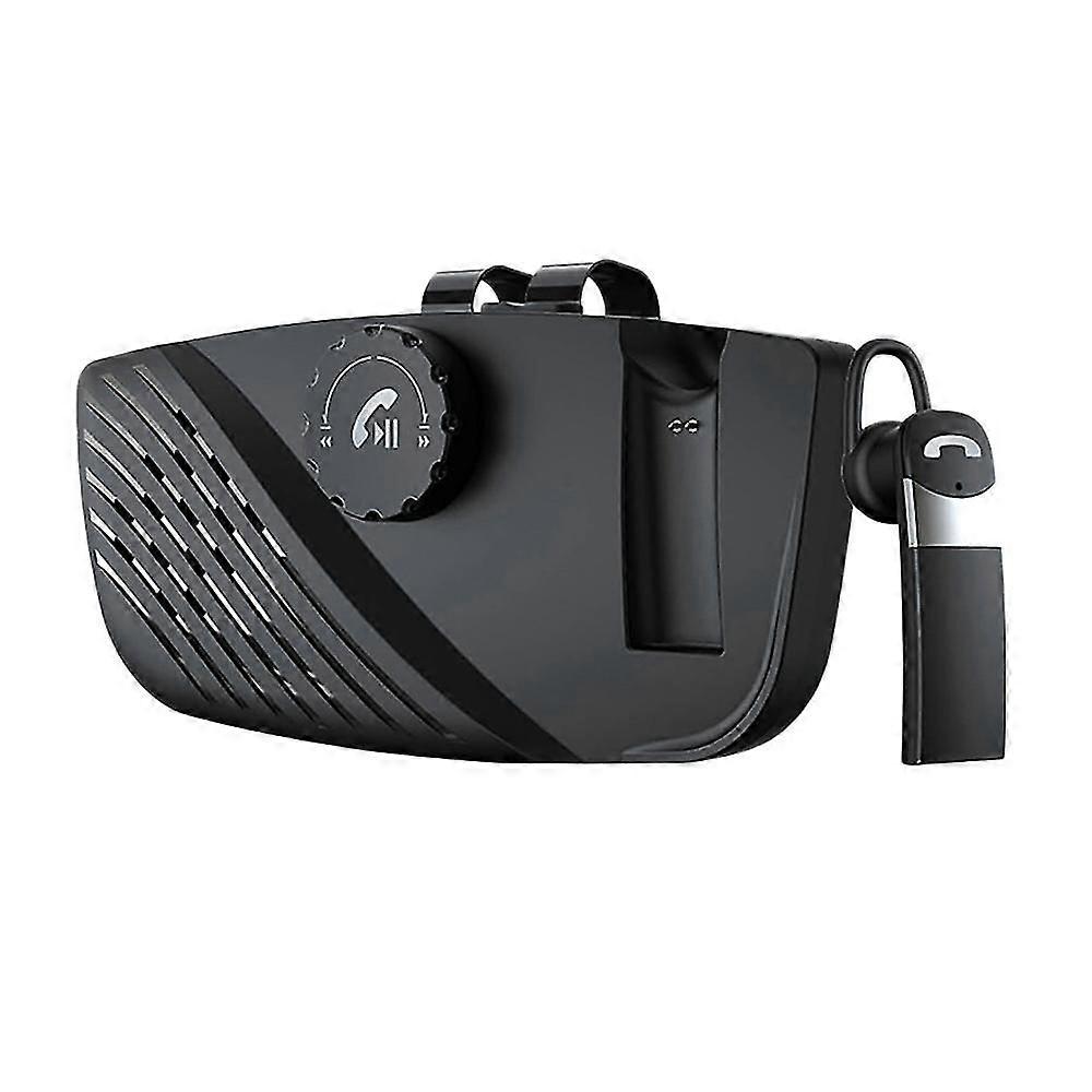 Wireless Car Speakers Handsfree Car Kit Hands-Free Bluetooth Multipoint Speakerphone Sun Visor Blue