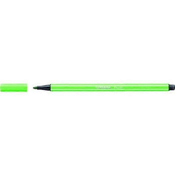 Felt Tip Pen - Stabilo - Aquacolor - Pack of 10 - Green Color - Line Width 1 mm