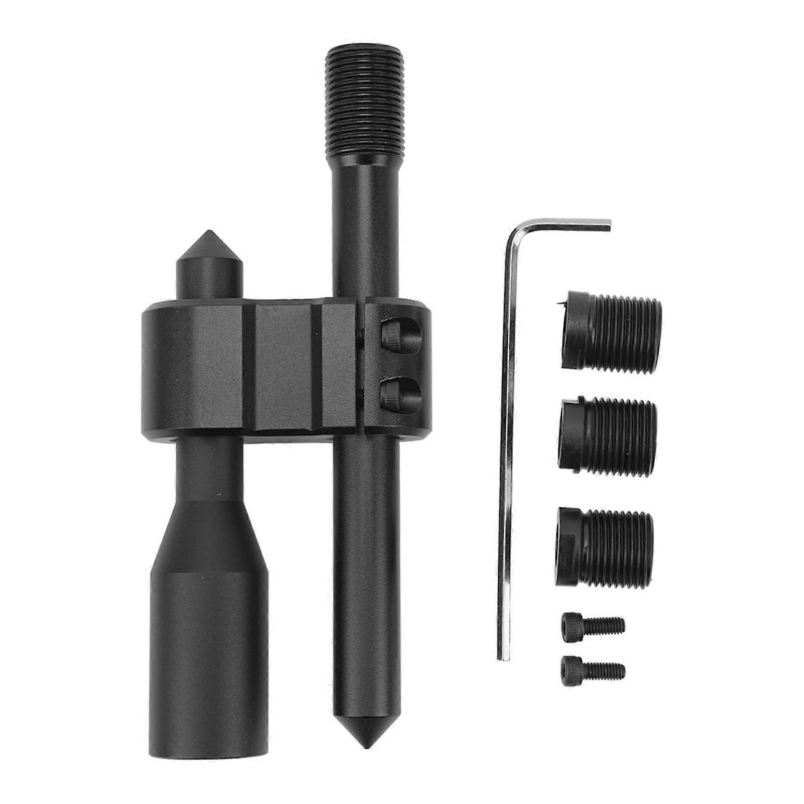 Gear Shift Knob Extender 15.5cm Aluminum Shifter Knob Height Lever Extension for Manual Transmission Cars