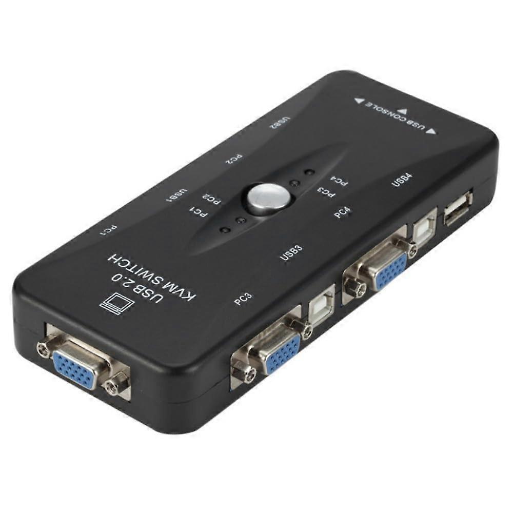 KVM Switch for Computer Host and Laptop Shared Usage