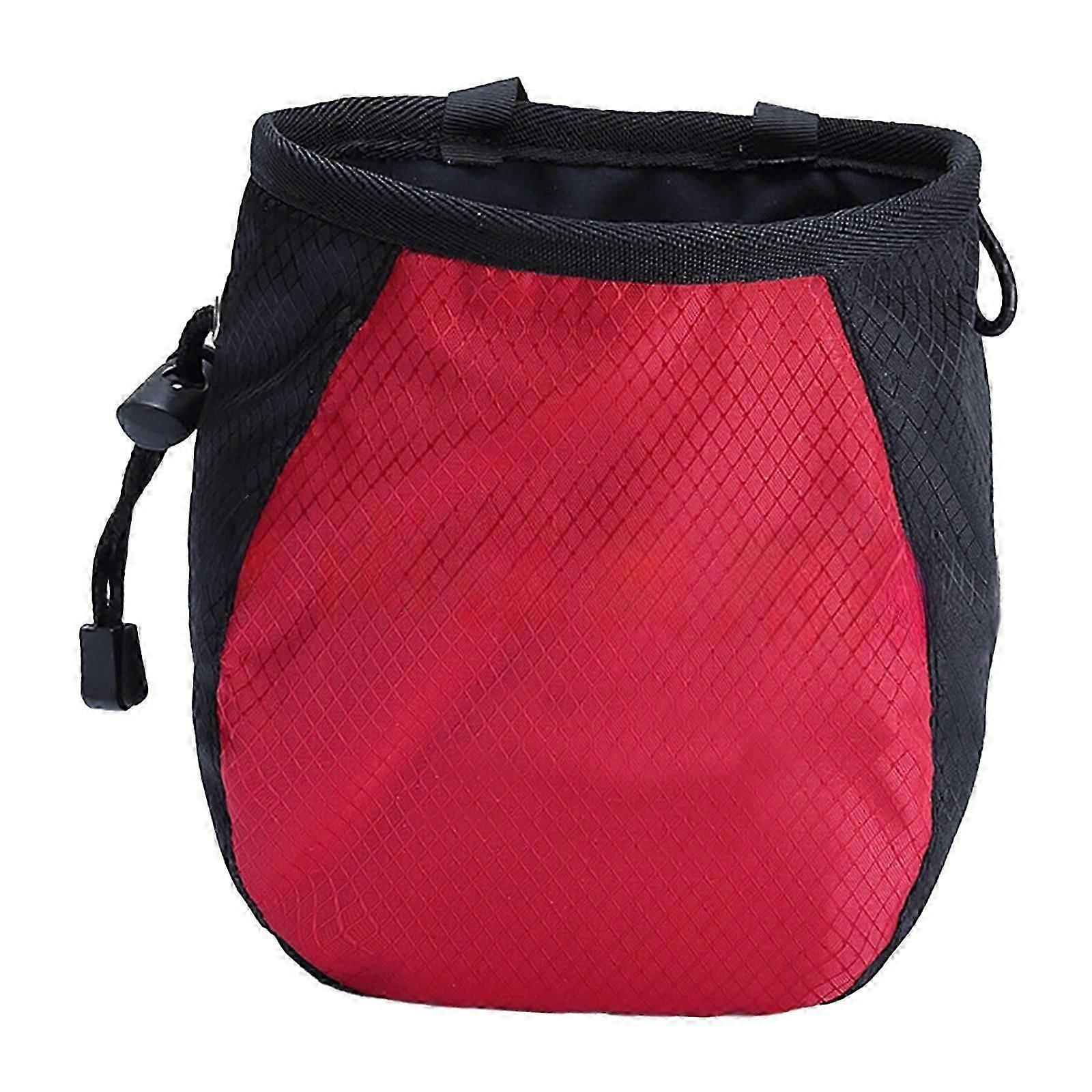 Chalk Bag Pocket Nonslip Chalk Carrier Bag for Hunting Rock Climbing Fitness blue