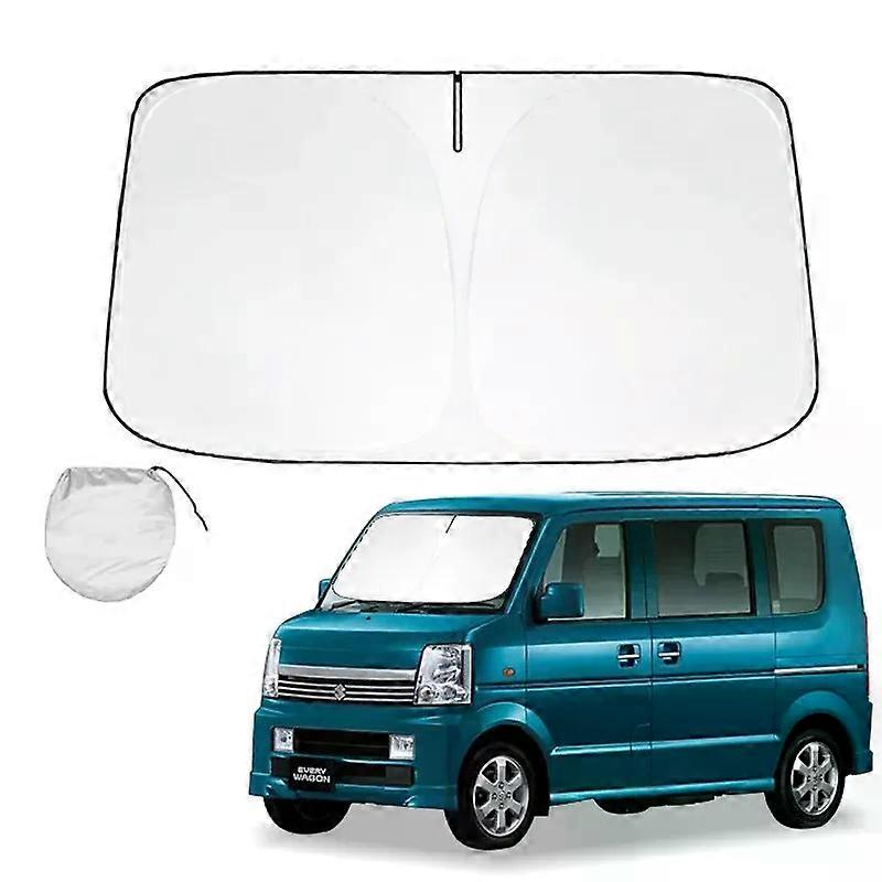 For Suzuki Every DA17V WAGON Windshield Sun Shade Sunshade Sun Visor Protector Foldable Blocks UV Rays Keep Car Cooler