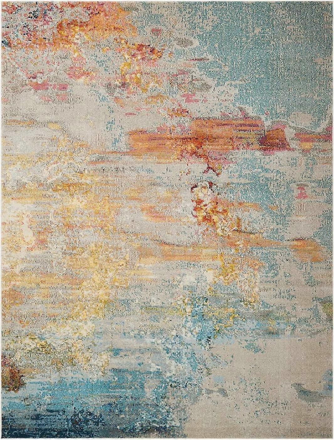 Nourison Celestial Sealife CES02地毯 - 多色 - 淡色