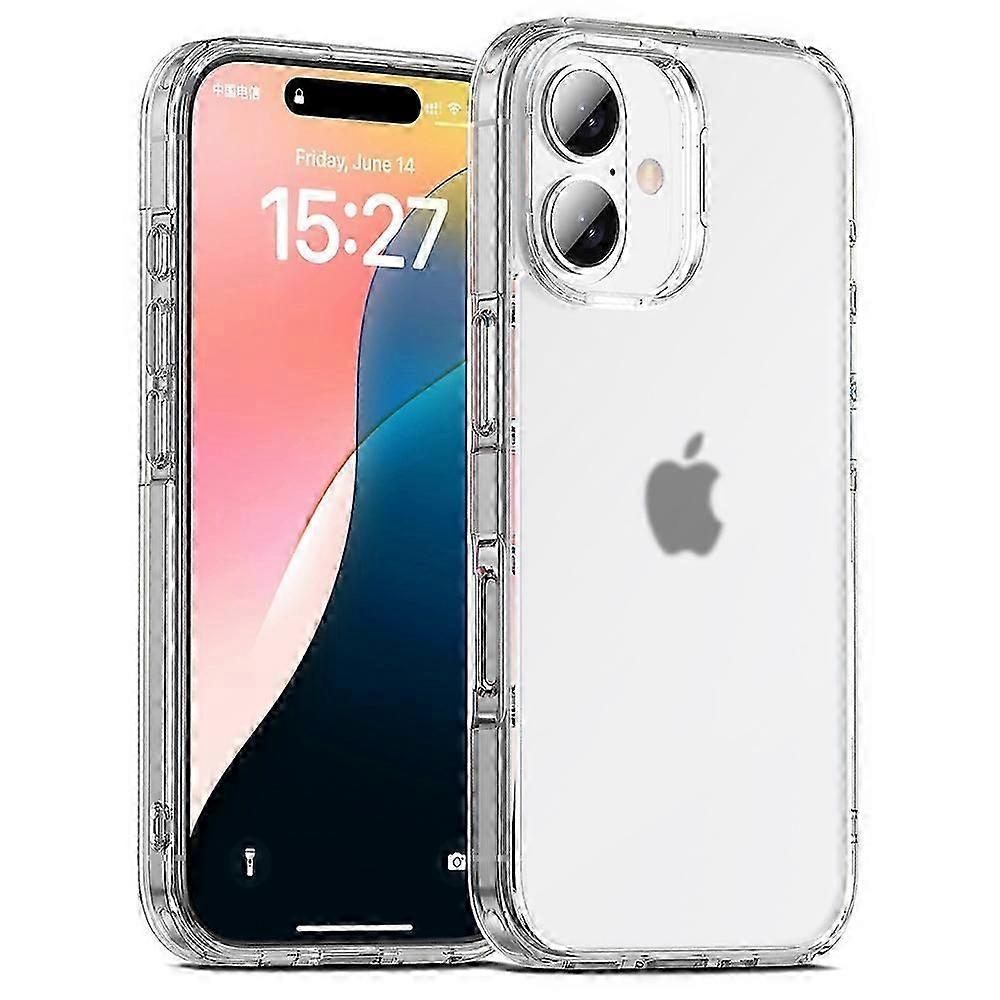 For iPhone 16 Case Shockproof TPU+PC Matte Back Cover