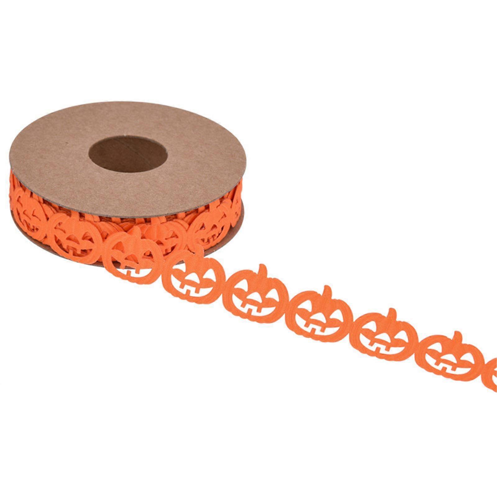 Creative Elegance Halloween Craft Ribbon Wide Decors with Multiple Pattern Perfect for Gift Wrapping and Party Decors