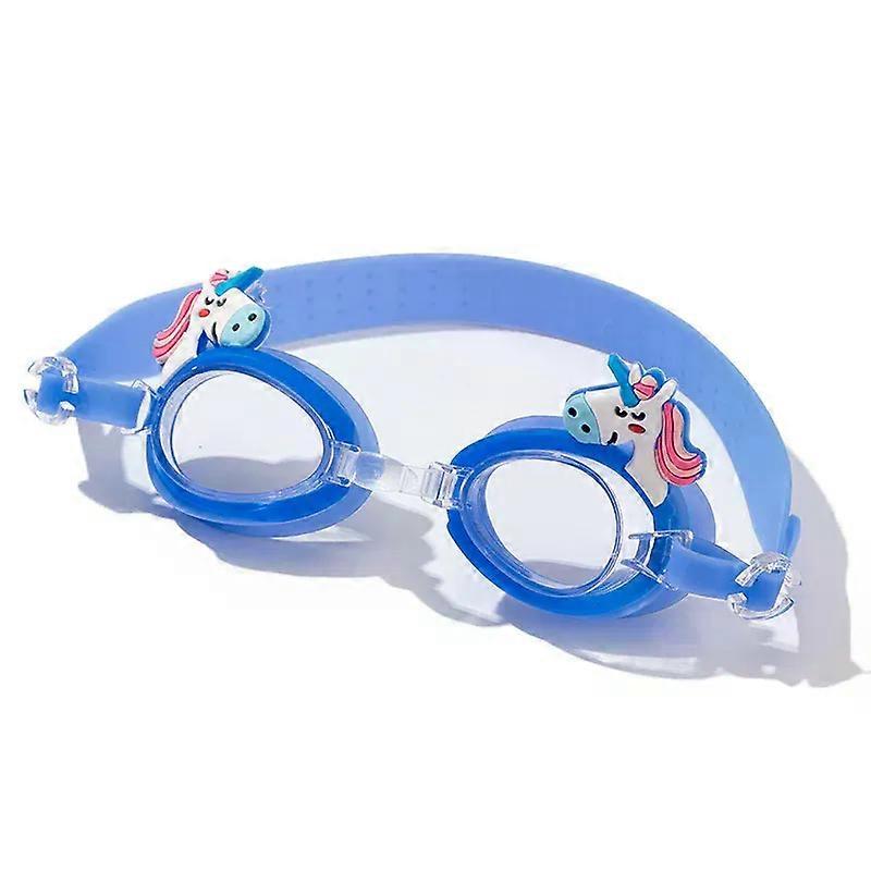 sarjakuva värikäs poni lasten sukelluslasit lasten uimalasit vedenpitävät huurtumista estävät säädettävät lasit