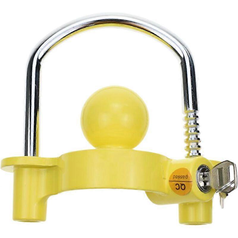 Trailer lock Flower basket lock Dome lock (yellow)