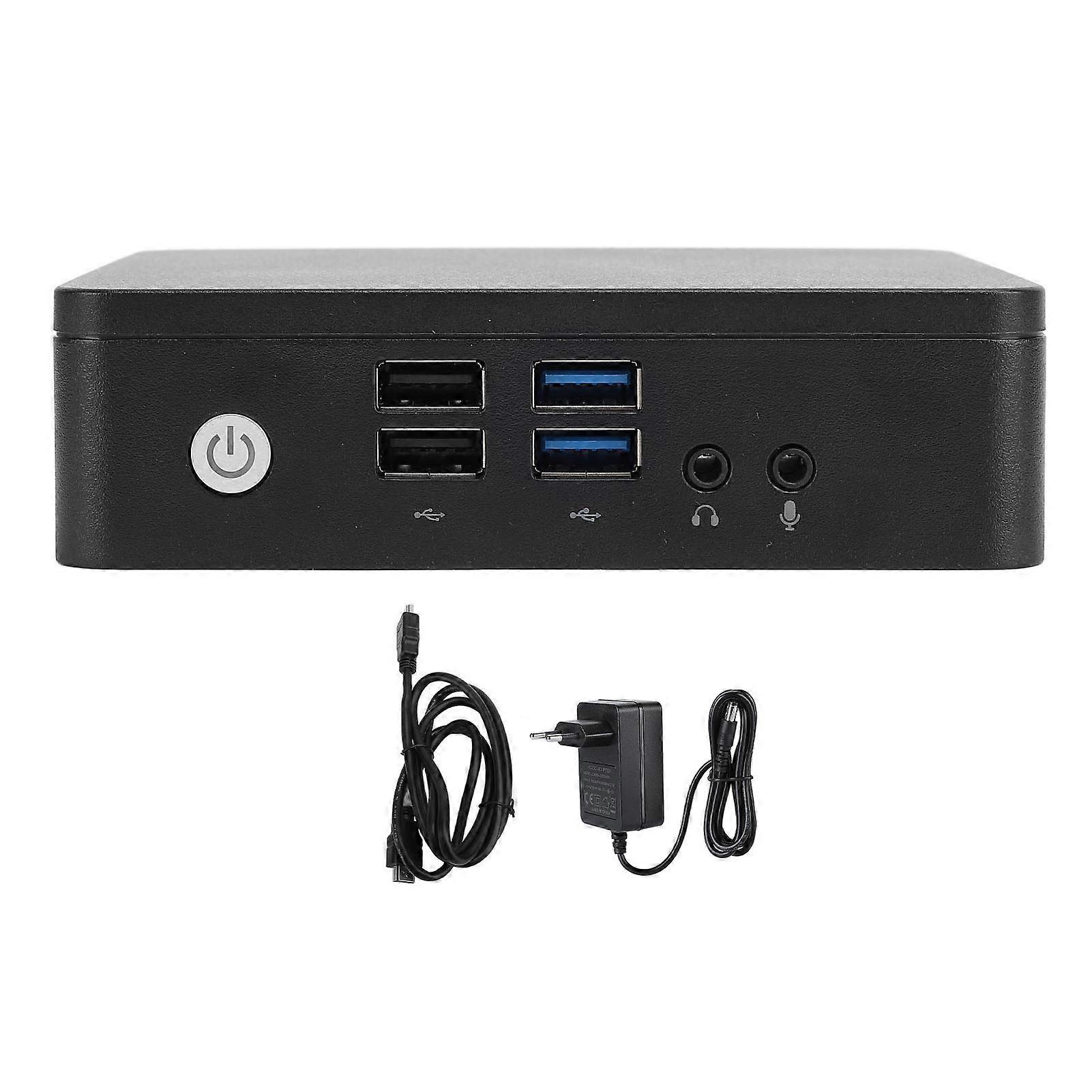 X5-Z8350 Micro PC 4G RAM 64GB SSD Kleiner Desktop-Computer 4K 2.4G 5.0G Dualband Gigabit Ethernet für Home Gaming Office