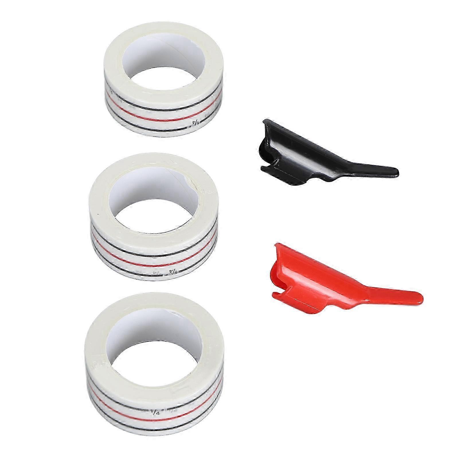 Quilting Tape for Diagonal Seams - Adhesive Sewing Machine Guide with Measurement Lines