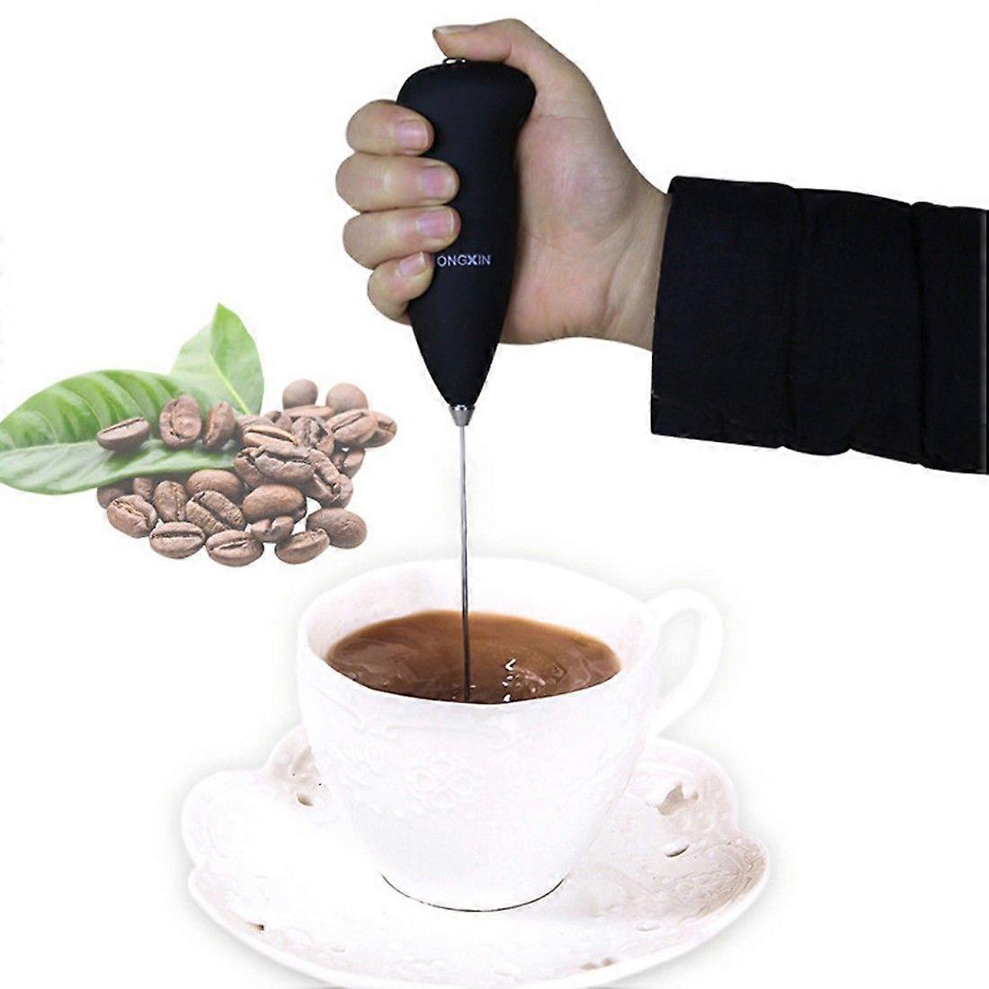 خلاط كهربائي للمطبخ ، خلاط قهوة حليب كهربائي من الفولاذ المقاوم للصدأ ، قهوة ، لاتيه ، كابتشينو 2 قطعة-D