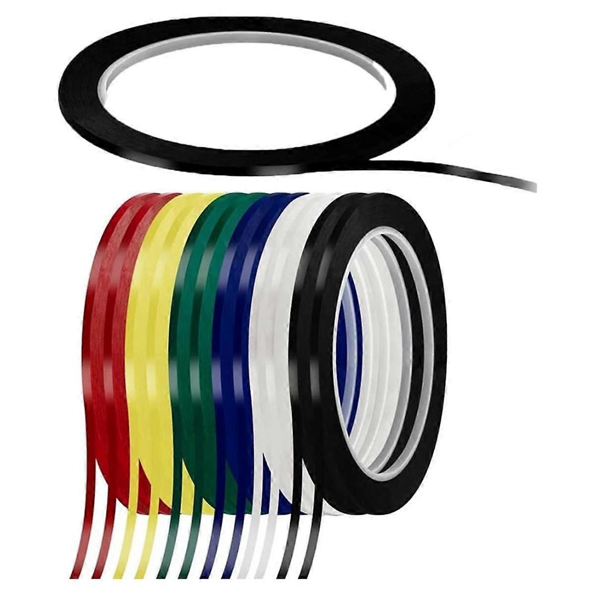 12 Rolls of 1/8-Inch Whiteboard Tape for Dry Erase Boards, Adhesive Graphic Grid Marking Tape Art Tape-Each Roll 216 Ft
