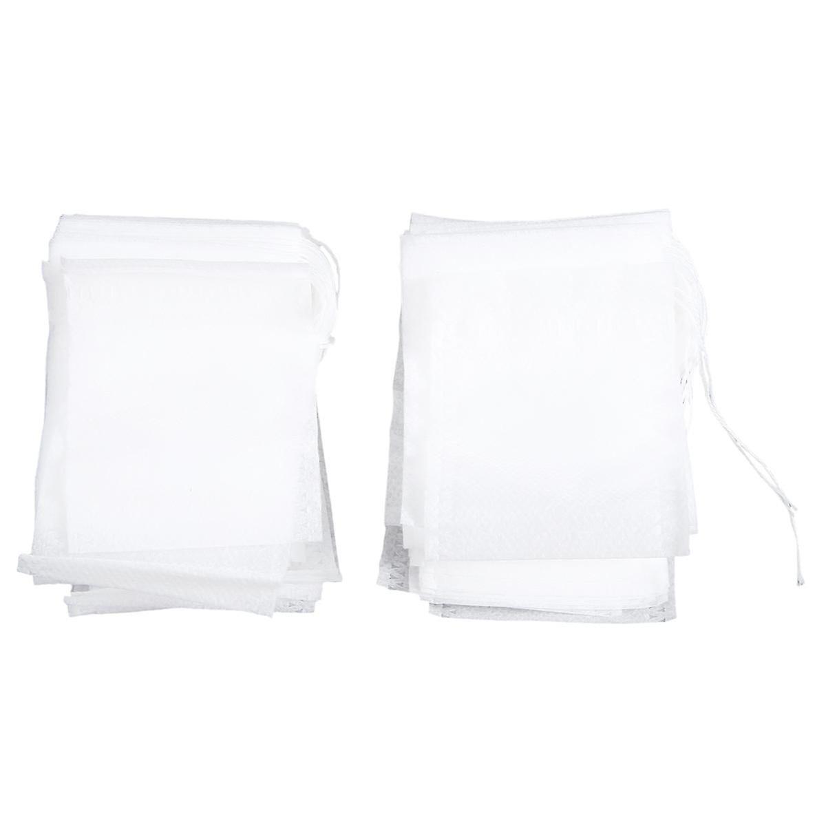 100 Pcs Disposable Empty Tea Bag String Heat Seal Filter Paper