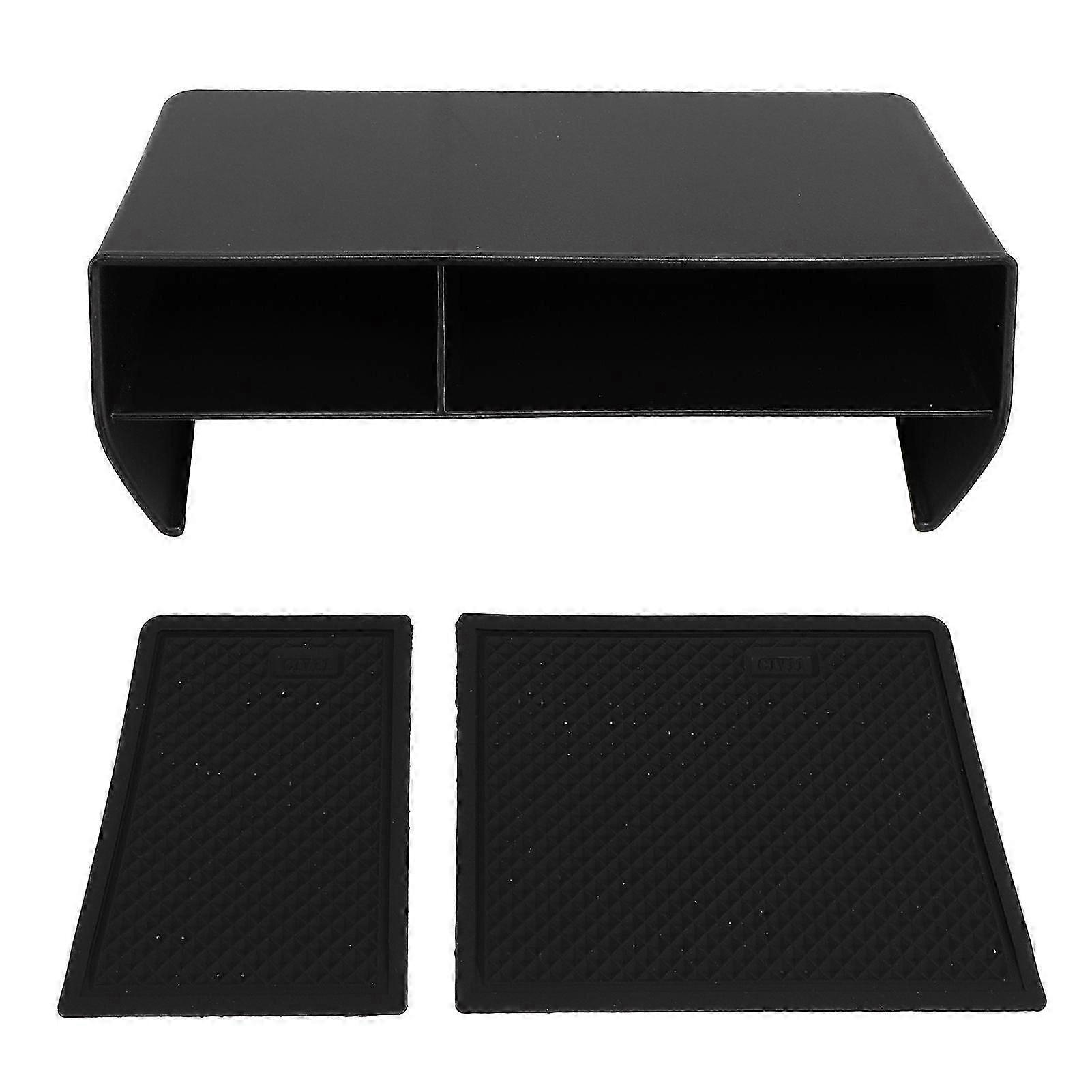 Center Console Organizer Box Versatile Deformation Proof Anti Slip Storage Box for Civic 11th 2022 to 2024 Black MK3410 well